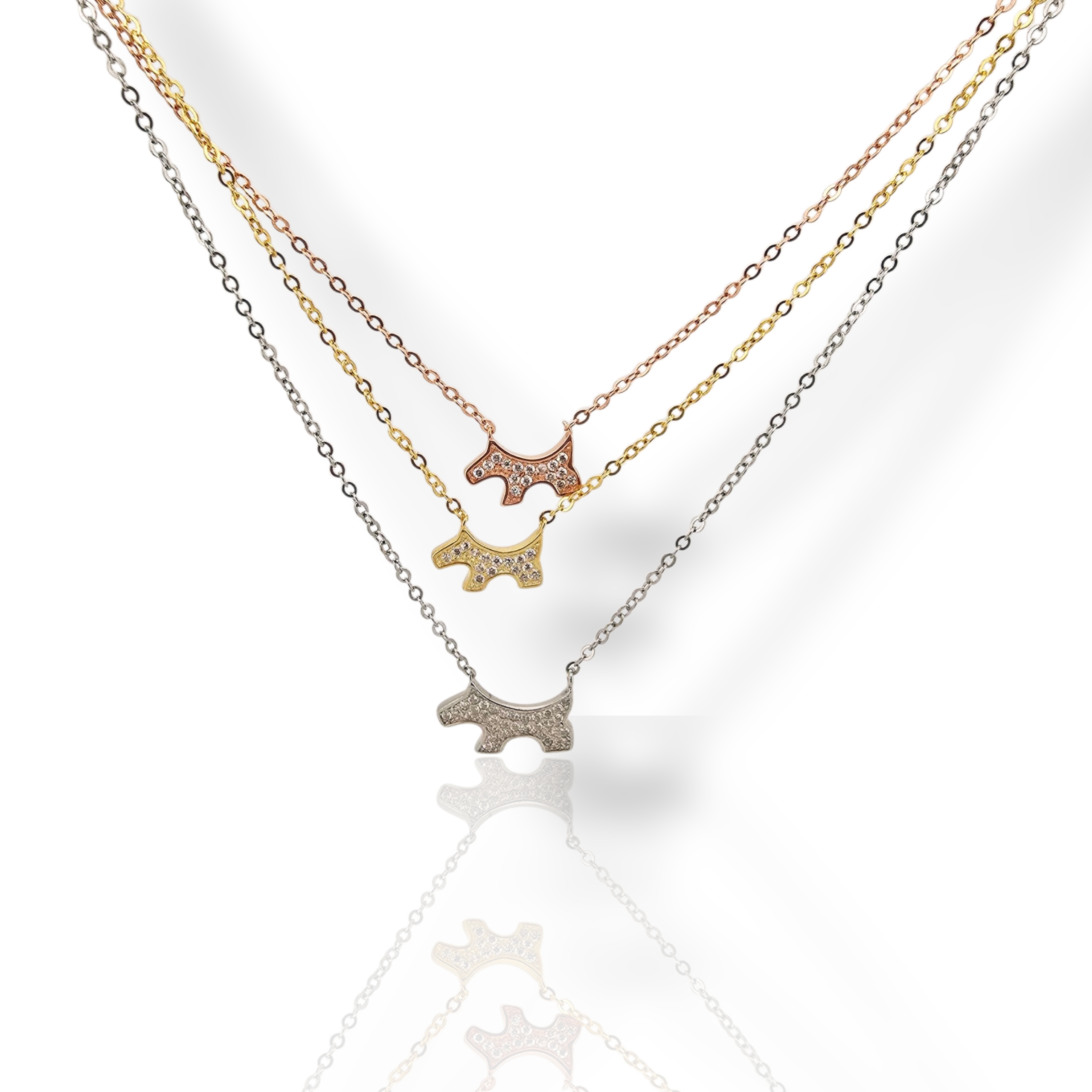 Girocollo in argento 925°  (code NZB95061)